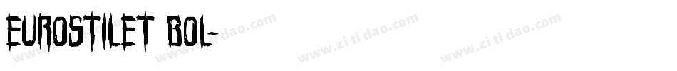 EurostileT Bol字体转换
